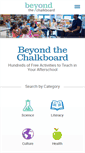 Mobile Screenshot of beyondthechalkboard.com